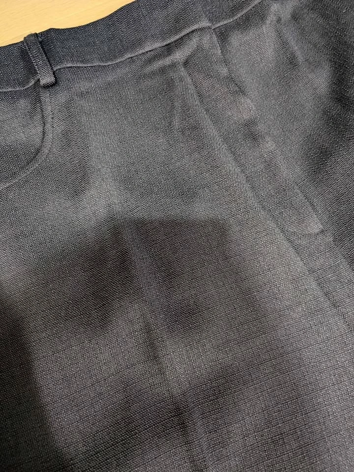 ASOS textured tailored pants in navy - photo 3