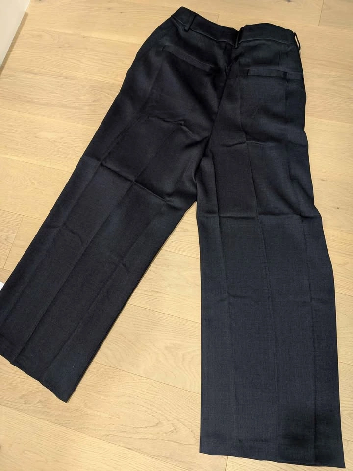 ASOS textured tailored pants in navy - photo 4