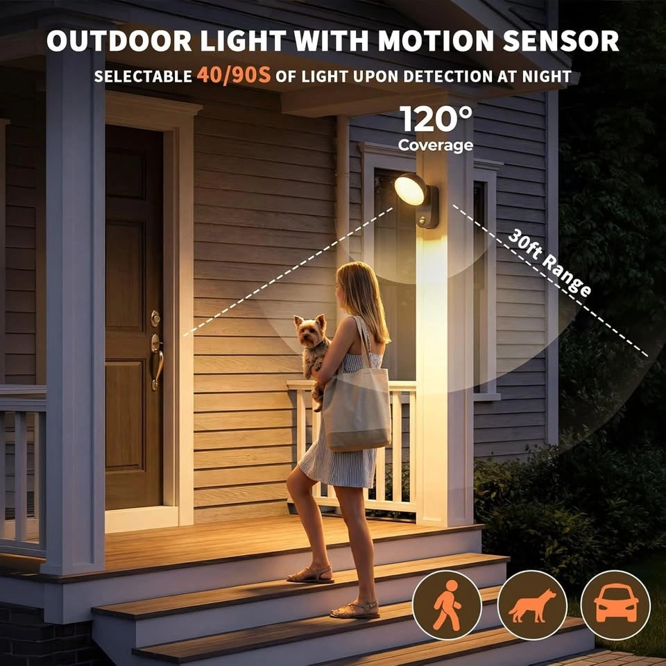 Rechargeable Outdoor Motion Sensor Light – 700LM, 10000mAh - photo 3