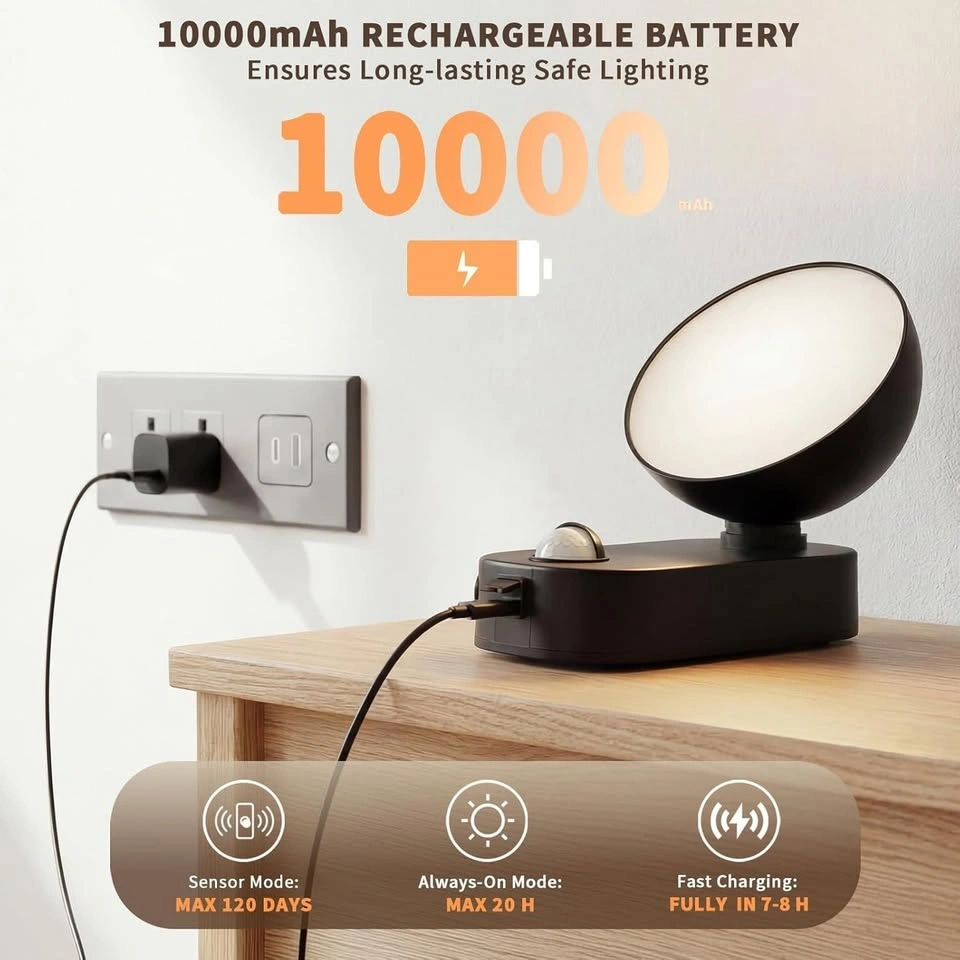 Rechargeable Outdoor Motion Sensor Light – 700LM, 10000mAh - photo 4