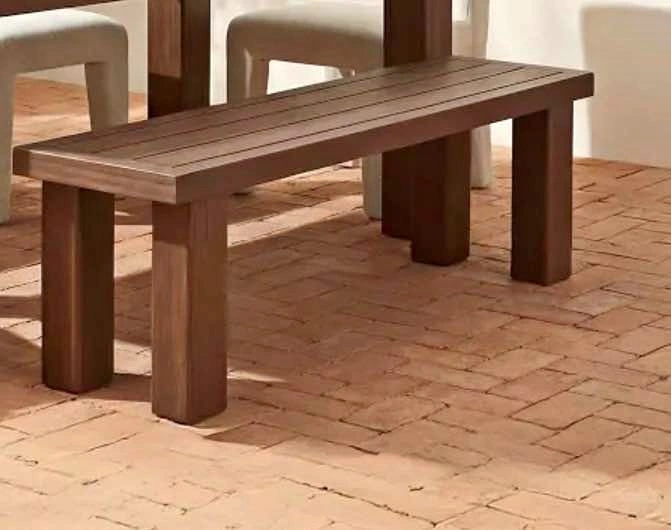 Moe’s Marina outdoor Teak Bench BNIB