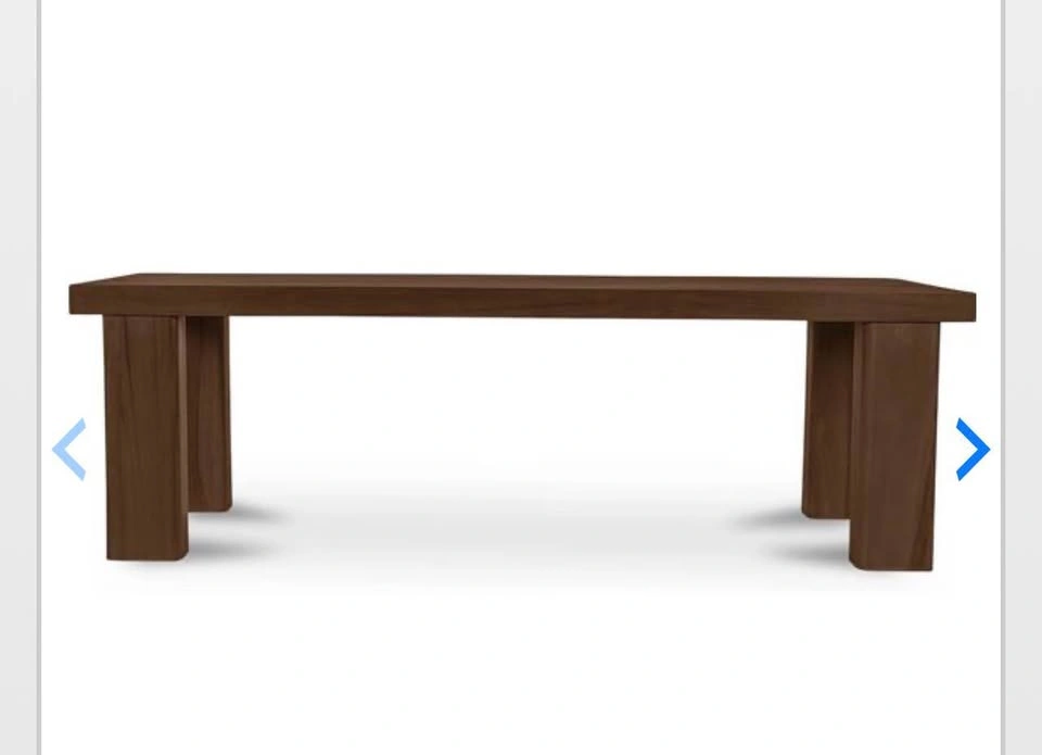 Moe’s Marina outdoor Teak Bench BNIB - photo 3