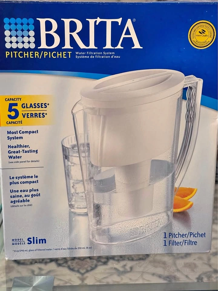 Brita Slim Water Filtration Pitcher without filter