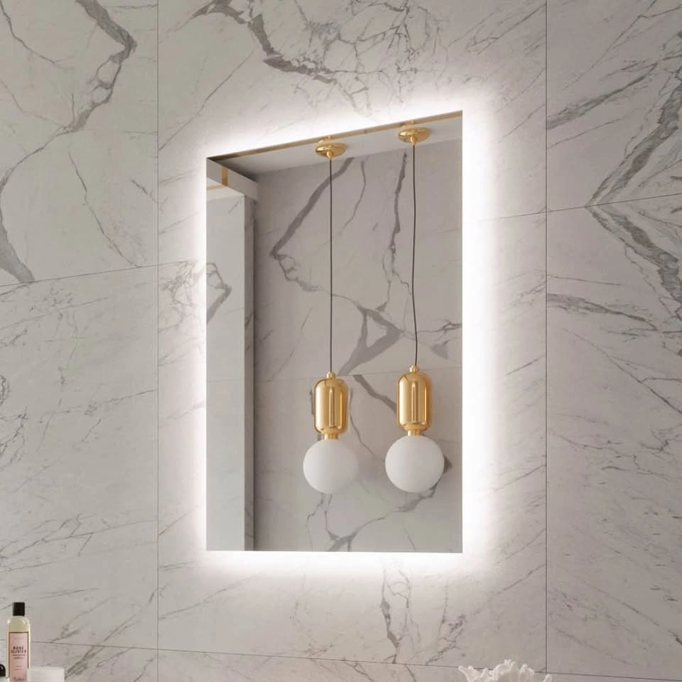 30x34 Backlit LED Bathroom Vanity Mirror with Defogger