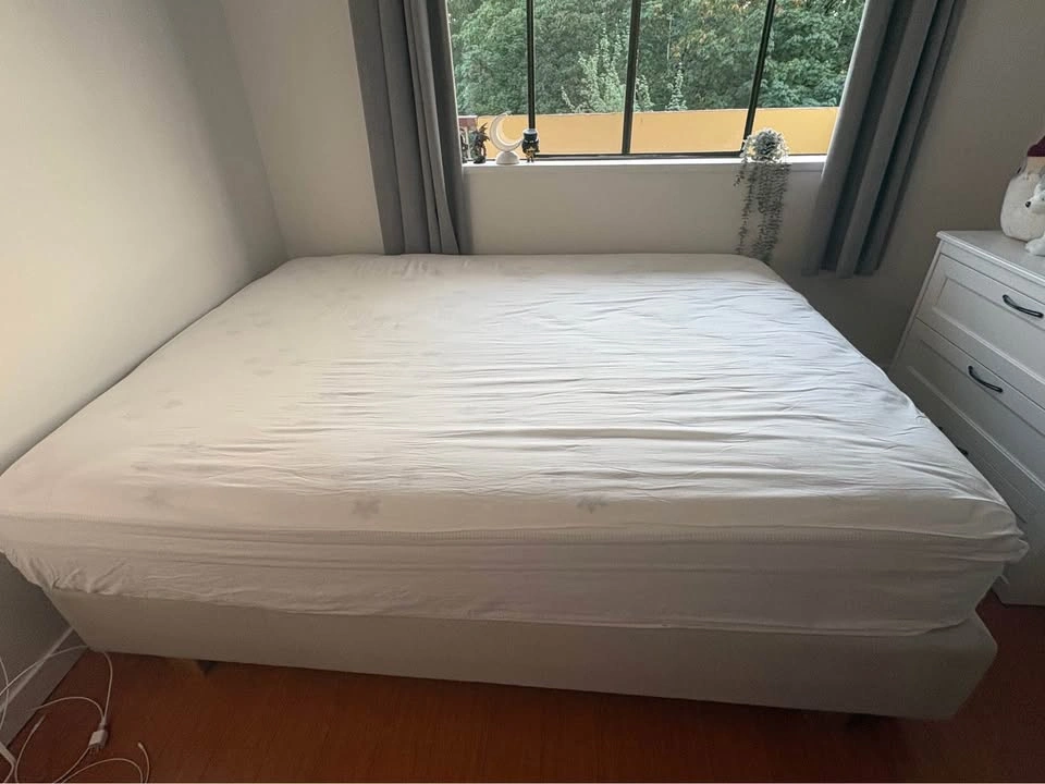 Queen Bed Frame and mattress - photo 2