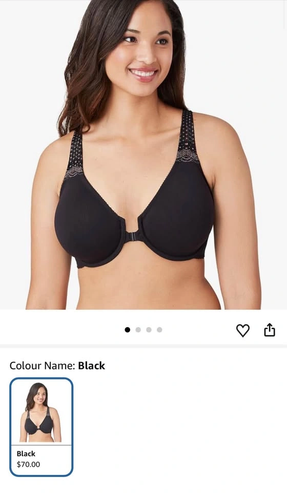 Wacoal womens Soft Embrace Front Close Racerback Bra 34D - photo 2