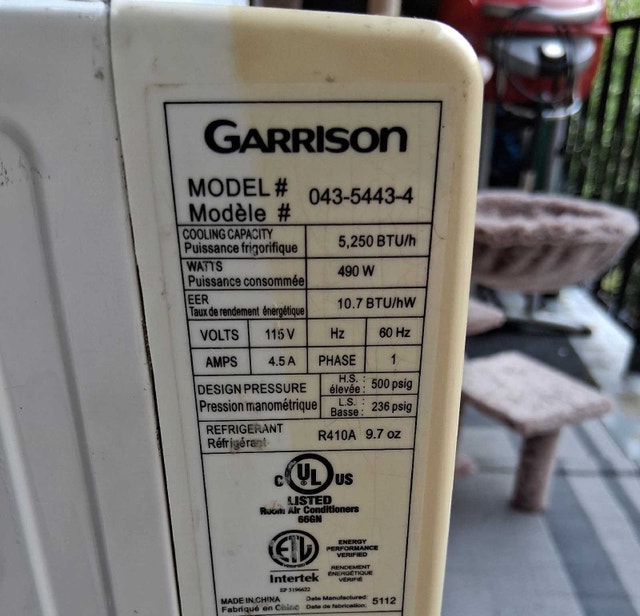 Garrison 5250 BTU Window Air Conditioner - photo 2