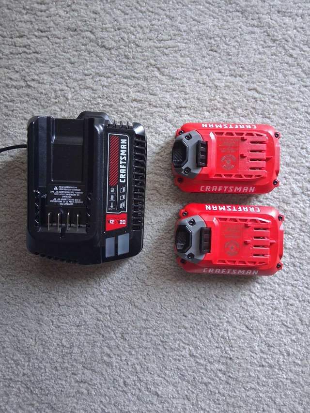 Craftsman batteries and charger