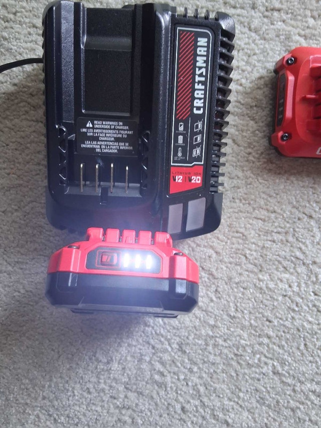 Craftsman batteries and charger - photo 3