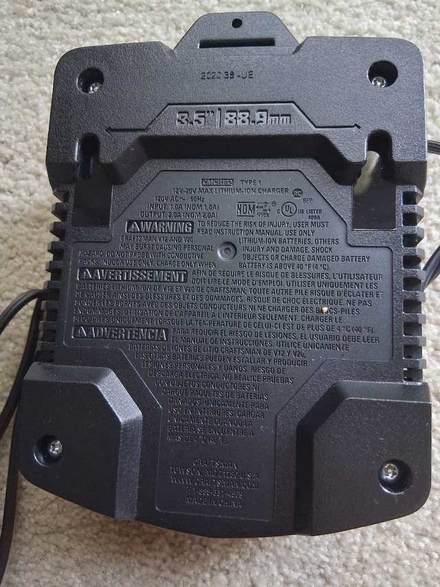 Craftsman batteries and charger - photo 4