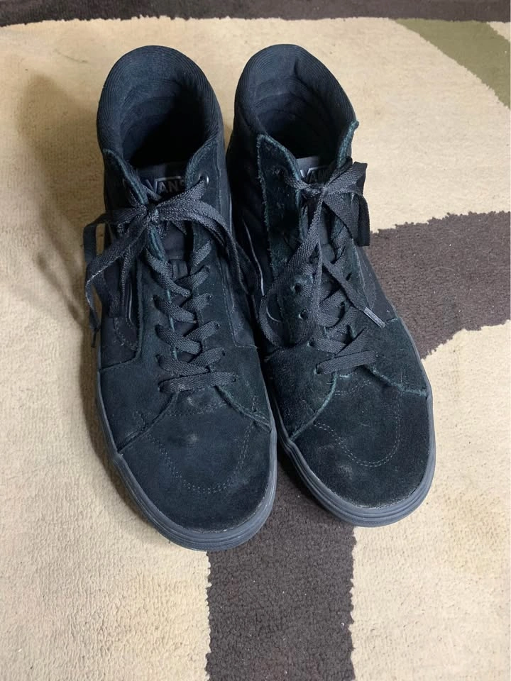 Men Shoes - Black Vans (Size 10) - photo 2