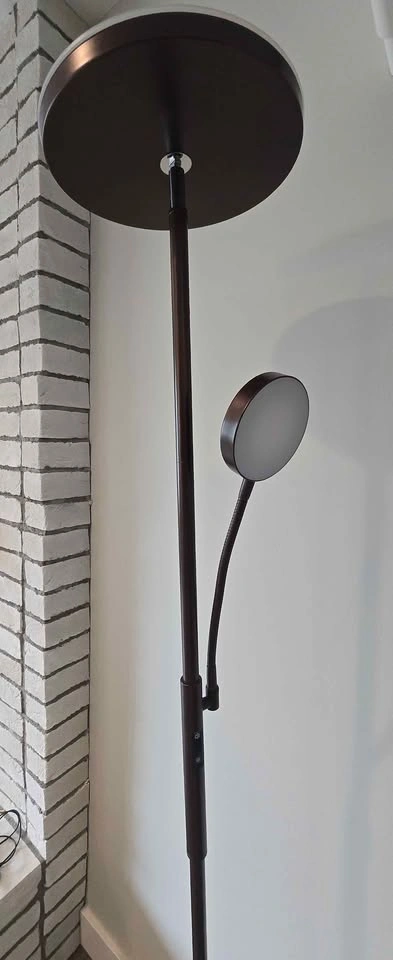 LED Floor Lamp with Remote Control & Adjustable Reading Light - photo 4
