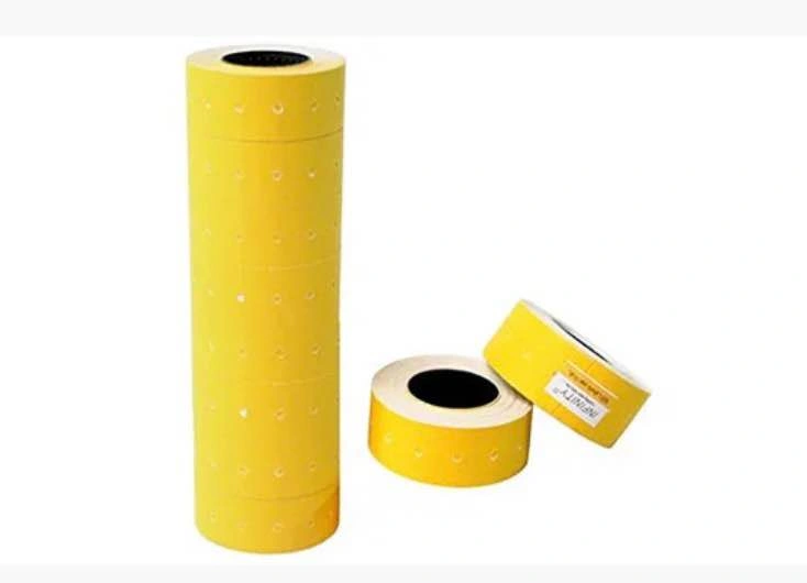 Yellow Adhesive Label Rolls
