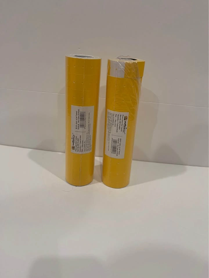 Yellow Adhesive Label Rolls - photo 2