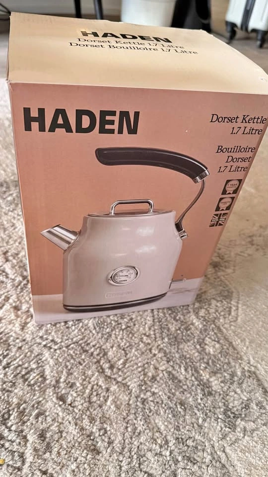 HADEN Dorset Electric Kettle 1.7L – Brand New in Box