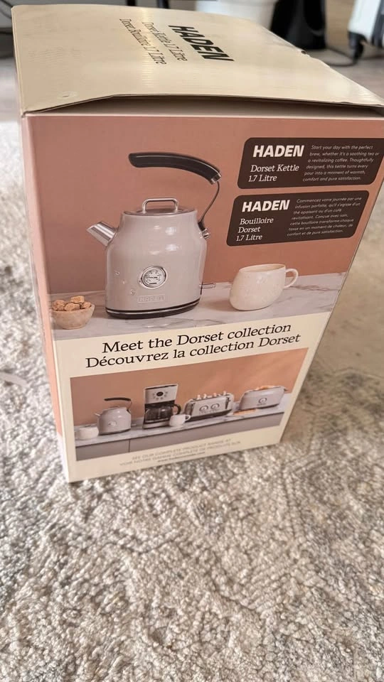 HADEN Dorset Electric Kettle 1.7L – Brand New in Box - photo 2