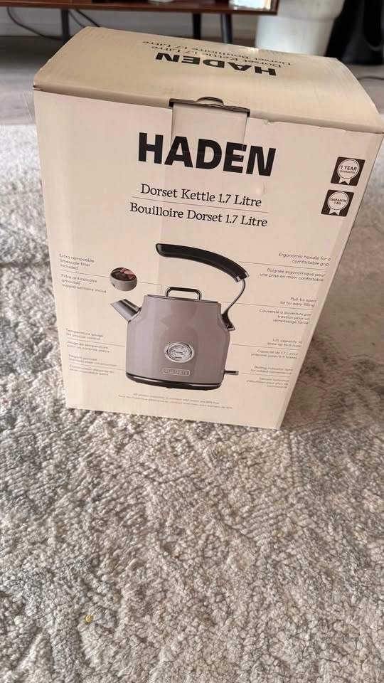 HADEN Dorset Electric Kettle 1.7L – Brand New in Box - photo 3