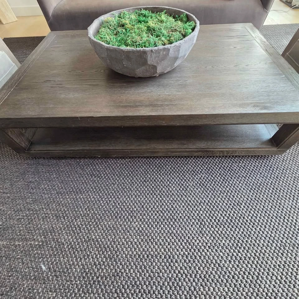 Restoration Hardware Grand Framed Coffee Table - Brown Oak - photo 3