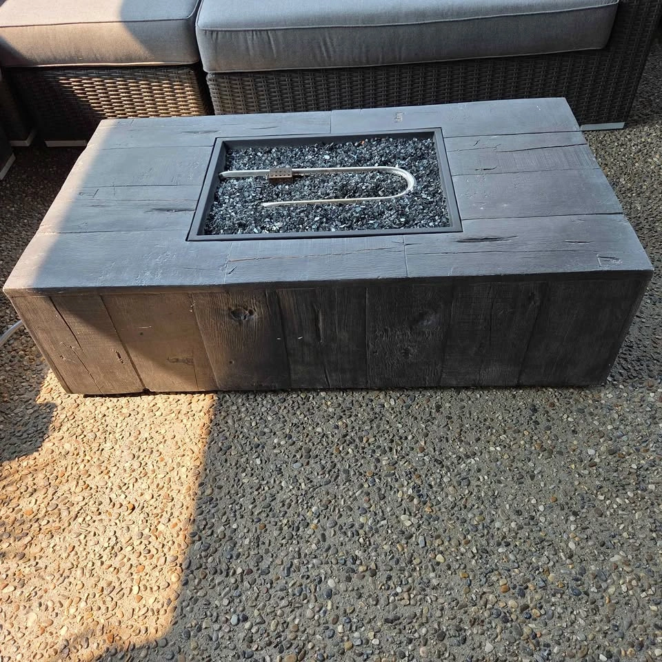 Low-Profile Rectangular Outdoor Fire Table (Natural Gas) - photo 2