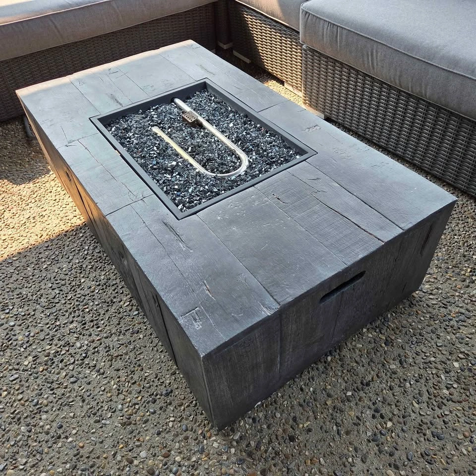 Low-Profile Rectangular Outdoor Fire Table (Natural Gas) - photo 5