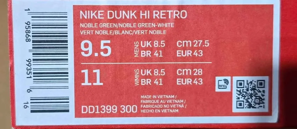 Nike dunk hi Australia New tried on only image indicator(7)