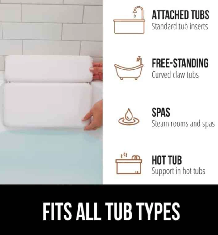 2 Piece Comfort Bath Pillow - photo 3