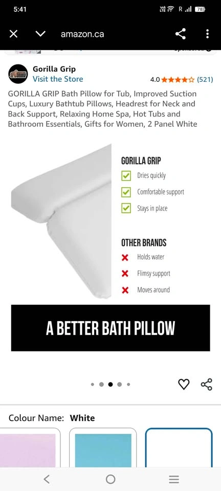 2 Piece Comfort Bath Pillow - photo 4