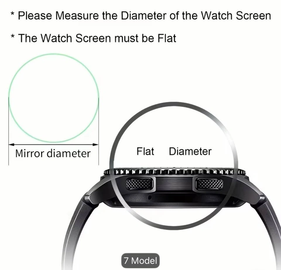 35mm 4-Pack 9H Tempered Glass Screen Protectors for Round Watche - photo 4