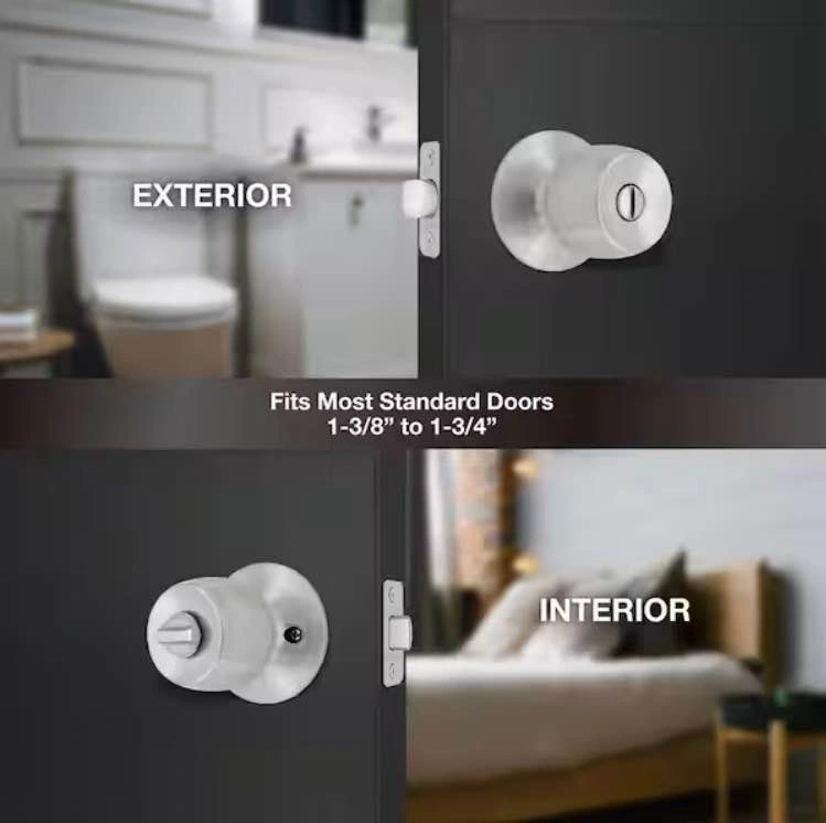 Defiant "Brandywine" Stainless Steel Door Knob - photo 2