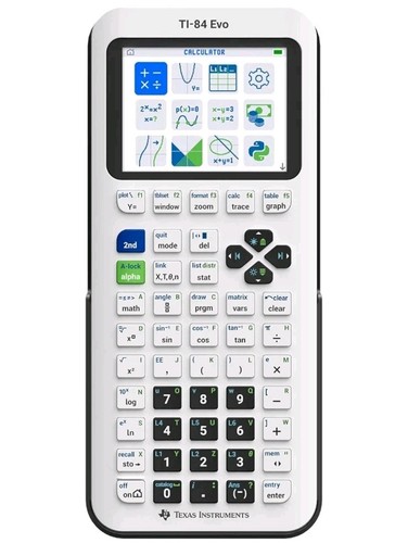 Texas Instruments TI-84 Evo Graphing Calculator - Standard White