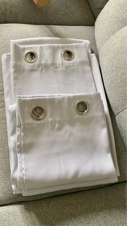 White Sheer Grommet Top Curtain Panels - Set of 2 - photo 5