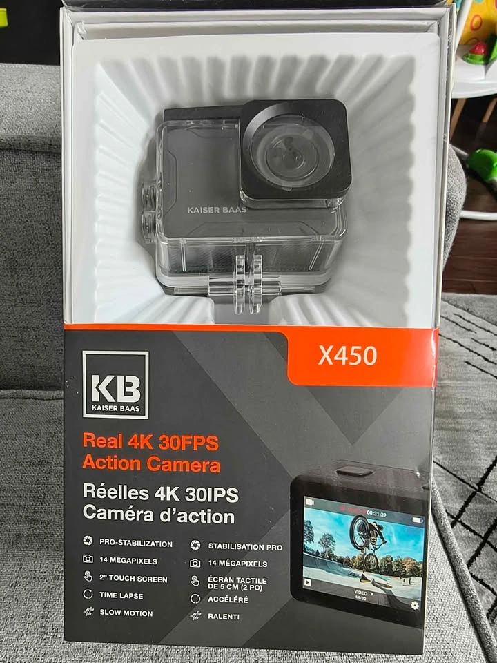 [BRAND NEW & SEALED] Kaiser Baas X450 4K Action Camera - photo 3