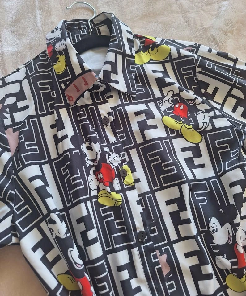 Mickey long sleeve button up dress - photo 2