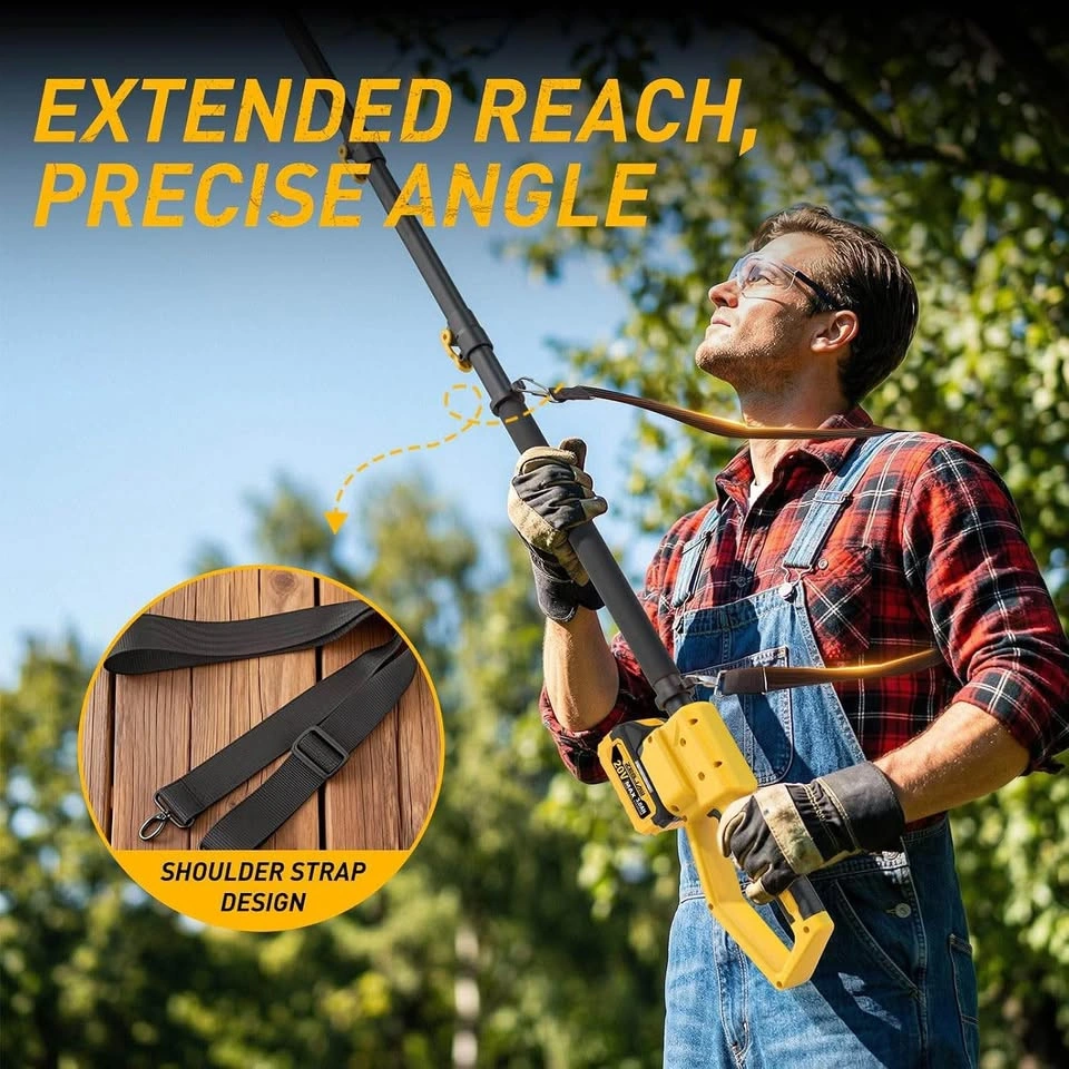 ZEGJAW 4-in-1 Cordless Pole Saw & Mini Chainsaw - photo 5