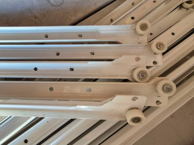 8 Pairs of 21" Metal Drawer Slides – Good Condition