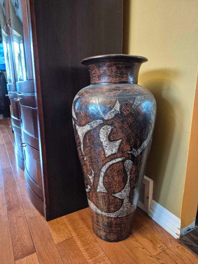Handmade 31" Lombok/Bali Floor Vase
