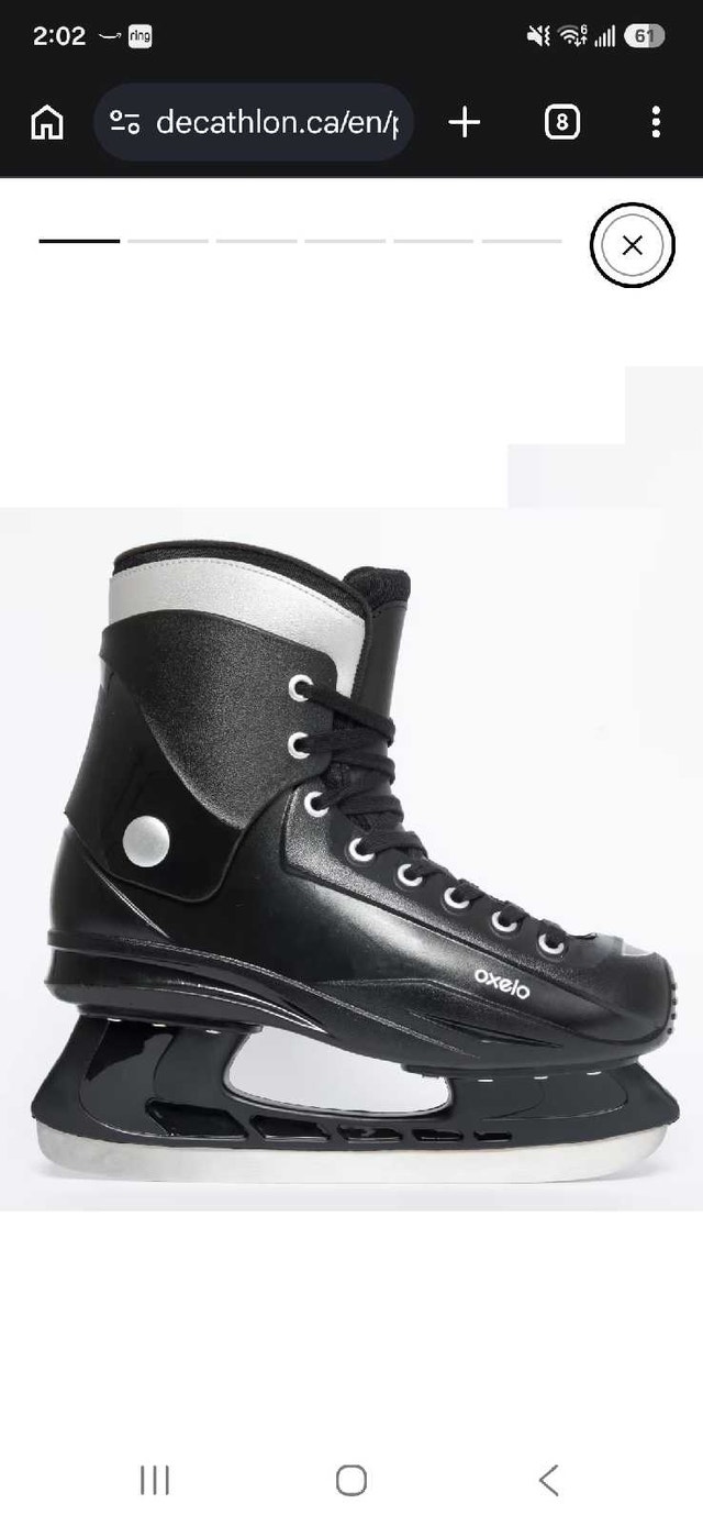 size 9 white skates and size 7.5 black skates - photo 3