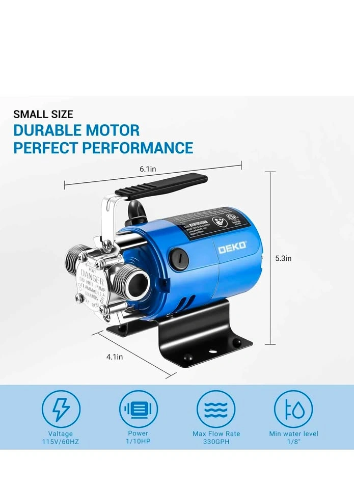 DEKO 1/10HP Transfer Water Pump - photo 3