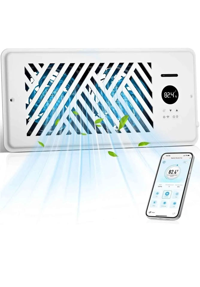 Smart Register Booster Fan with Wi-Fi App Control