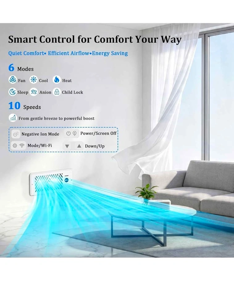 Smart Register Booster Fan with Wi-Fi App Control - photo 3