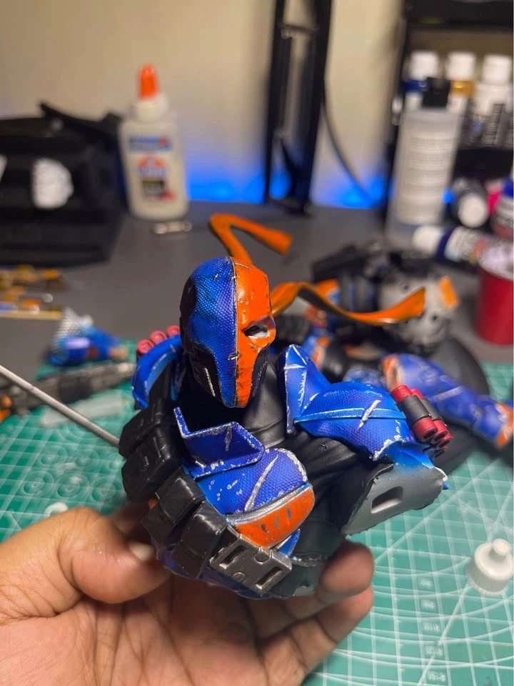 Arkham origins Deathstroke 3-D printed and painted - photo 3