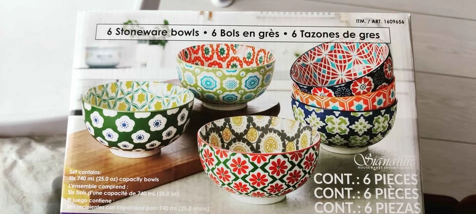 Stoneware Bowl set-6pcs(25oz) - photo 2