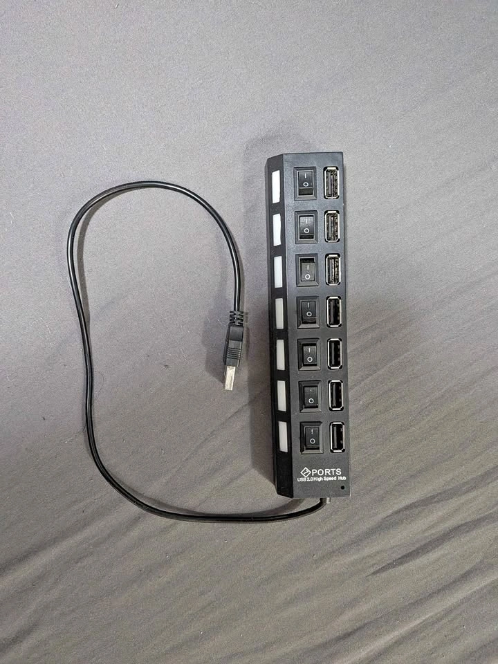 7-Port USB 2.0 High Speed Hub
