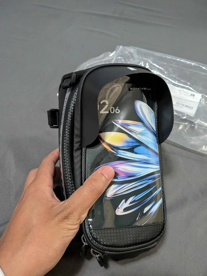 TPTEECA Bicycle Frame Bag with Phone Holder - photo 5