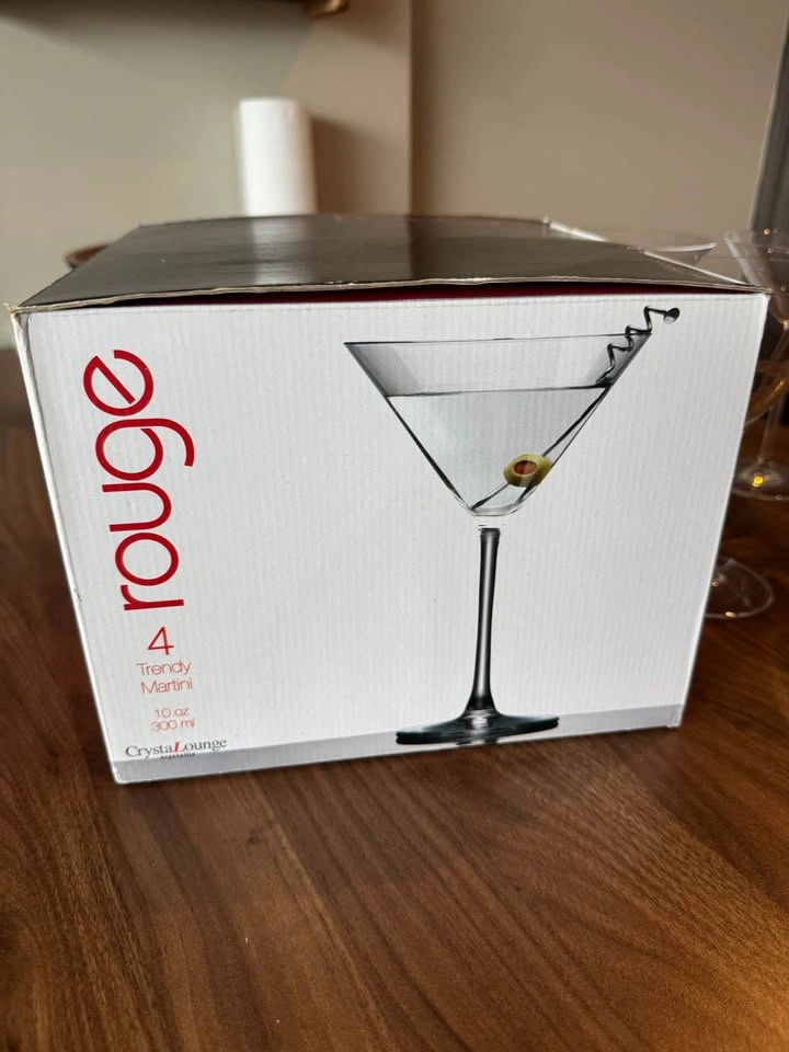 Set of 4 Martini Glasses - photo 2