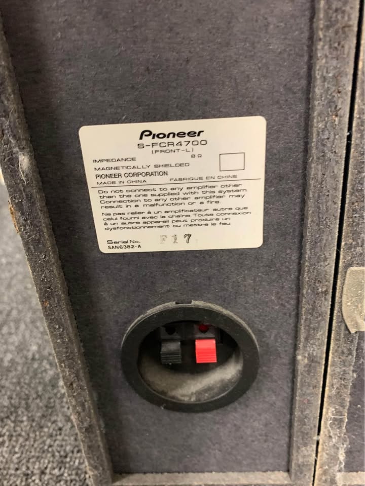 Pioneer S-FCR4700 4 Tower Speakers - Superior Sound! - photo 3