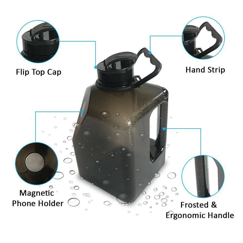 Brand New 2.2L Sports Water Bottle - photo 3