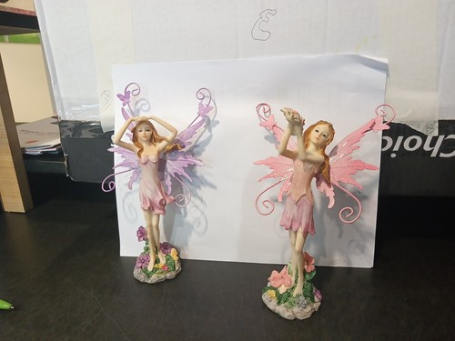 Set Of Fairy Hand Painted with Glitter Decorative Figurine