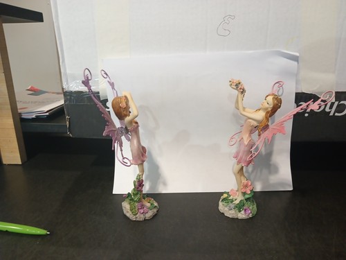 Set Of Fairy Hand Painted with Glitter Decorative Figurine - photo 3