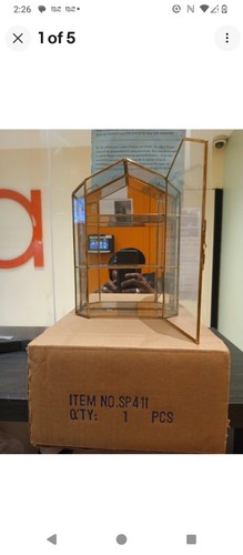 Swarovski Gold Plated Glass Vitrine - photo 3